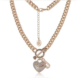 Juicy Couture Gold Heart Pendant Necklace